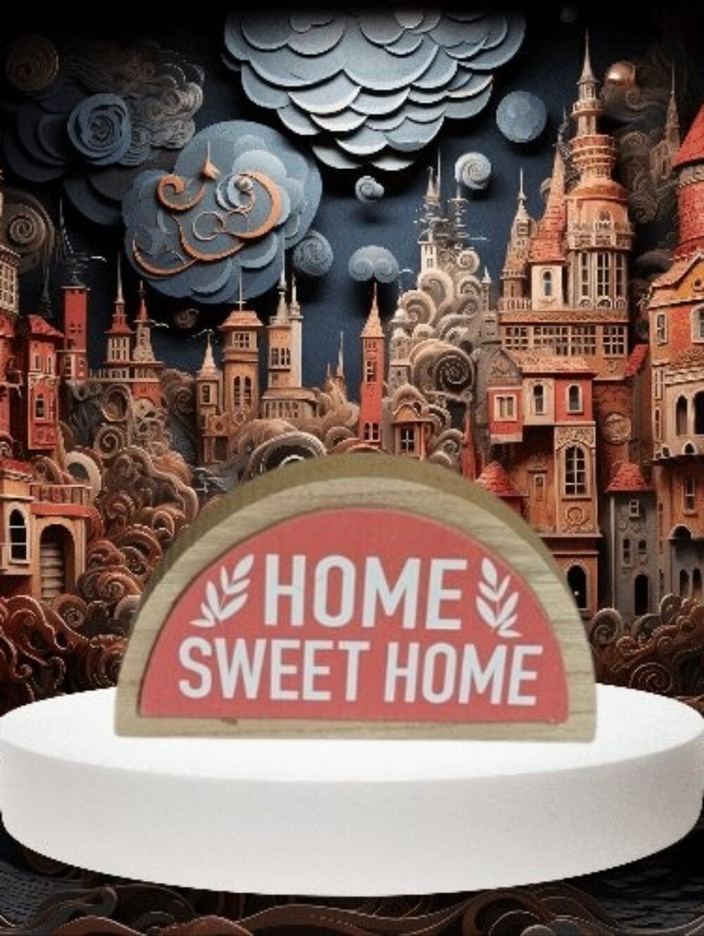 Wooden Tabletop Home Decor Sign